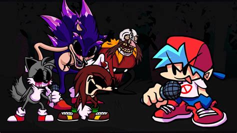All Rainbow Friends VS All Poppy Playtime 5V5 | <b>FNF</b> Animation Friends To Your End Huggy Wuggy. . Triple trouble fnf sonic